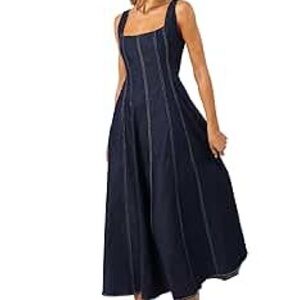 Elegant Navy Blue Dress